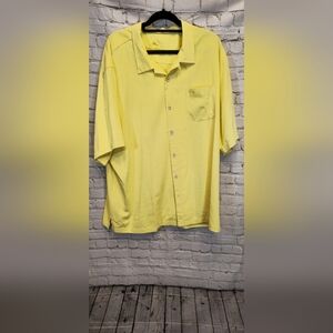 Tommy Bahama Light Yellow Men's Casual Shirt
